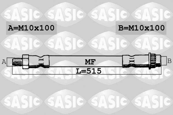 Bremsschlauch SASIC 6604016