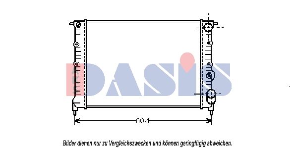 Kühler, Motorkühlung AKS DASIS 180960N