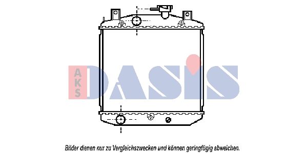 Kühler, Motorkühlung AKS DASIS 360150N