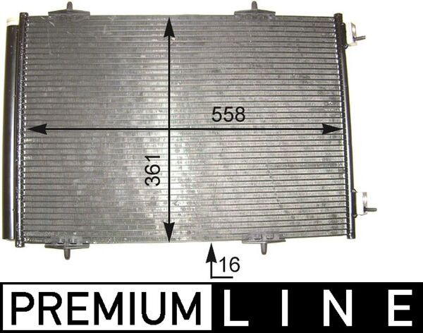 Kondensator, Klimaanlage MAHLE AC466000P